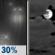 Tonight: A chance of rain before midnight. Mostly cloudy. Low around 52, with temperatures rising to around 54 overnight. East northeast wind 2 to 7 mph. Chance of precipitation is 30%. New rainfall amounts less than a tenth of an inch possible. Tonight: Chance Light Rain then Mostly Cloudy