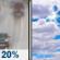 Today: Slight Chance Light Rain then Partly Sunny